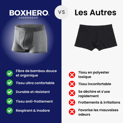 Boxer en fibre de Bambou ❄️🩲✨