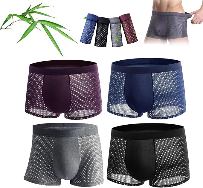 Boxer en fibre de Bambou ❄️🩲✨